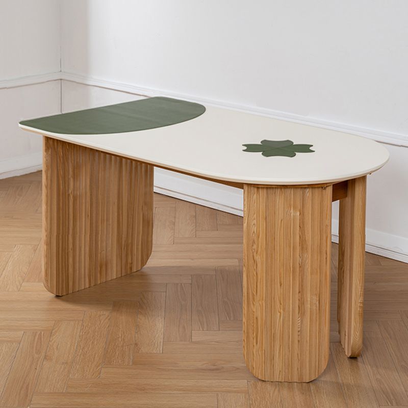 Free Form Dining Table with Ash Wood Base Modern Dinette Table for Home Clearhalo 'Dining Tables & Seating' 'Dining Tables' 'dining_table' 'furn' 'furn_dining_table' 'Furniture' 'Kitchen & Dining Furniture' 1200x1200_816a173a-3e0a-4ce3-95fc-9dab30f3df7f