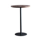 Industrial Wood Bar Dining Table Round Indoor Bistro Table with Single Pedestal Clearhalo 'Bar Furniture' 'Bar Tables' 'bar_tables' 'Furniture' 'furniture_bar_tables' 'Kitchen & Dining Furniture' 'kitchen&dining_furn' 'kitchen' 1200x1200_816b79bf-5dc0-4b19-9905-9c78b7a31287