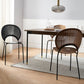 Contemporary Style Metal Chair Set Kitchen Dining Windsor Back Side Chairs Clearhalo ' kitchen&dining_furn' 'Dining Chairs' 'Dining Tables & Seating' 'dining_chair' 'furn' 'furn_dining_chair' 'Furniture' 'furniture_dining_chair' 'Kitchen & Dining Furniture' 'kitchen' 1200x1200_816e4d31-4254-4775-b4be-5d36af94a0d0