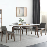 Mid-Century White Standard Dining Table Sintered Stone Rectangle Dining Table for Kitchen Clearhalo ' dining_table' 'Dining Tables & Seating' 'Dining Tables' 'furn' 'furn_dining_table' 'Furniture' 'furniture_dining_table' 'Kitchen & Dining Furniture' 'kitchen&dining_furn' 'kitchen' 'kitchen_dining_table' 1200x1200_816e8327-8e3a-459c-a2f5-abaa9f485737