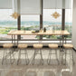 Modern Bistro Bar Table Rectangle Wood Double Pedestal Bar Table Clearhalo 'Bar Furniture' 'Bar Tables' 'bar_tables' 'furn' 'furn_bar_tables' 'Furniture' 'Kitchen & Dining Furniture' 1200x1200_816ef26f-af6f-49bd-946c-031df31f676d