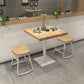 Industrial Dining Table Pine Solid Wood Table with Metal Base for Home Kitchen Dinner Clearhalo ' dining_table' 'Dining Tables & Seating' 'Dining Tables' 'furn' 'furn_dining_table' 'Furniture' 'furniture_dining_table' 'Kitchen & Dining Furniture' 'kitchen&dining_furn' 'kitchen' 'kitchen_dining_table' 1200x1200_816f0a2c-8218-452b-8b9b-c7ff5adedbdf