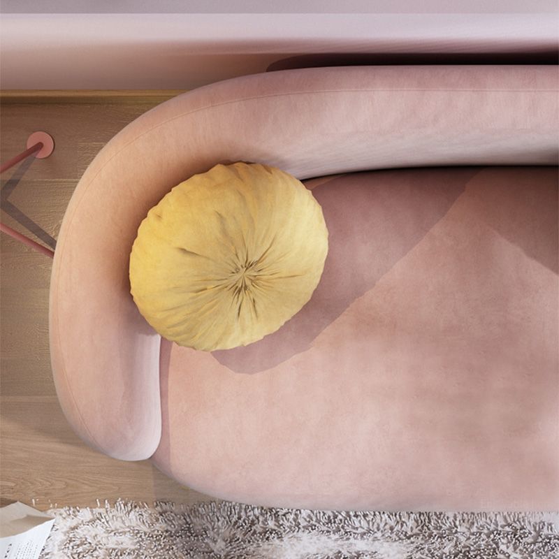 Mid-Century Modern Tight Back Sofa Curved 30.71" D X 29.92" H Loveseat Clearhalo 'furn' 'furn_sofas' 'Furniture' 'furniture_sofas' 'kitchen' 'kitchen_sofas' 'Living Room Furniture' 'Sofa' 'sofas' 1200x1200_816f6513-3b56-4855-a793-6644f6ff1d12