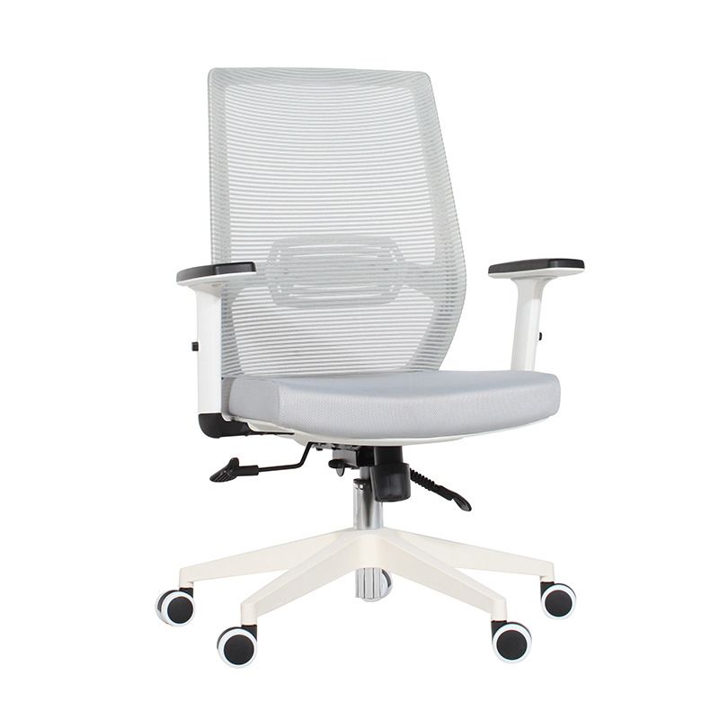 Modern Desk Chair Mesh Computer Chair Mid-Back Chair in Black/Gray/Orange Clearhalo 'furn' 'furn_office_chair' 'Furniture' 'Office Chairs' 'Office Furniture' 'office_chair' 1200x1200_816f747b-5be2-4bc7-a197-362a60921337