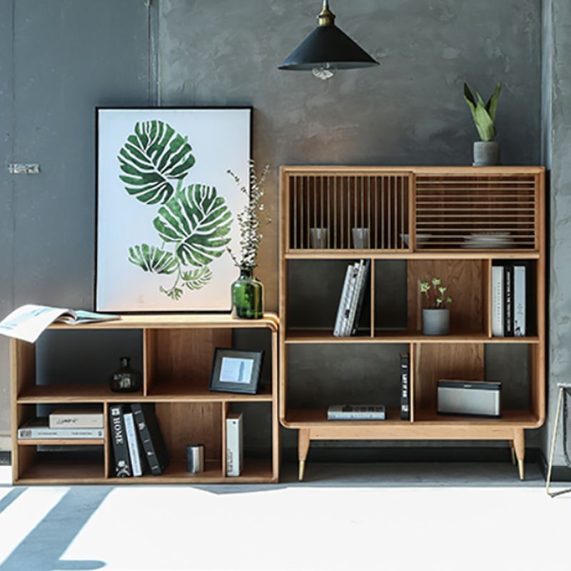 Scandinavian Standard Bookcase Wooden Open Back Bookshelf for Home Office Clearhalo 'Bookcases' 'furn' 'furn_bookcases' 'Furniture' 'furniture_bookcases' 'Office Furniture' 1200x1200_81701cfd-c625-4f79-a5d4-787b06db752c