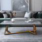 17.72" Tall Glam Style Coffee Cocktail Table Slate Rectangular Coffee Table Clearhalo 'Coffee & Accent Tables' 'Coffee Tables' 'coffee_tables' 'furn' 'furn_coffee_tables' 'Furniture' 'Living Room Furniture' 1200x1200_81745db2-8824-4852-aff7-b60d92af20e9