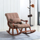 Cotton Blend/Fabric Lounge Chair with Sled Base Pillow Back Armchair