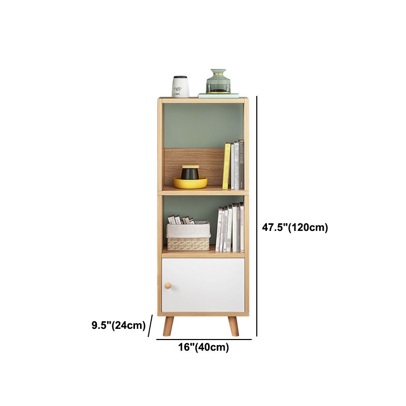 Wood Bookshelf Scandinavian Style Bookcase for Home Office and Study Room Clearhalo 'Bookcases' 'furn' 'furn_bookcases' 'Furniture' 'furniture_bookcases' 'Office Furniture' 1200x1200_81805381-40b1-4e01-b476-52f7f25a1c69