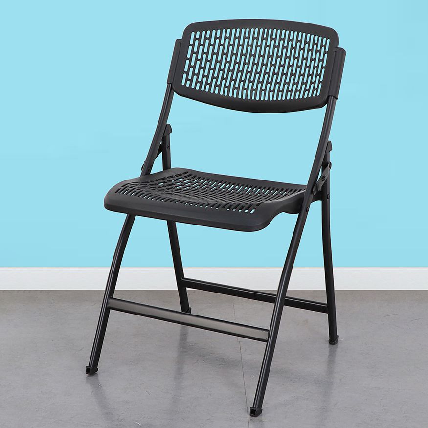 Contemporary Metal Side Chair Home Folding Armless Open Back Dining Side Chair Clearhalo ' kitchen&dining_furn' 'Dining Chairs' 'Dining Tables & Seating' 'dining_chair' 'furn' 'furn_dining_chair' 'Furniture' 'furniture_dining_chair' 'Kitchen & Dining Furniture' 'kitchen' 1200x1200_81871917-ae13-4fd7-984e-9f627cf92e40