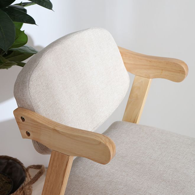 Contemporary Style Wooden Dining Chairs Open Back Dining Arm Chairs for Kitchen Clearhalo ' kitchen&dining_furn' 'Dining Chairs' 'Dining Tables & Seating' 'dining_chair' 'furn' 'furn_dining_chair' 'Furniture' 'furniture_dining_chair' 'Kitchen & Dining Furniture' 'kitchen' 1200x1200_81875099-cea9-43da-8145-0eb9db4b8115