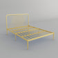 Minimalistisch ijzeren open frame bed luxueus metalen prinsesbed frame