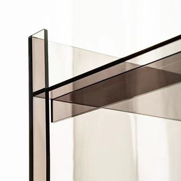 10"W Bookshelf Acrylic Glam Style Closed Back Bookcase for Office and Study Room Clearhalo 'Bookcases' 'furn' 'furn_bookcases' 'Furniture' 'furniture_bookcases' 'kitchen' 'kitchen_bookcases' 'Living Room Furniture' 'Office Furniture' 1200x1200_818bedfd-195b-49ab-91e5-7562993ee5b5