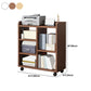 Simple Wood File Cabinet Solid Color Filing Cabinet On Castors Clearhalo 'Filing Cabinets' 'filling_cabinets' 'furn' 'furn_filling_cabinets' 'Furniture' 'Office Furniture' 1200x1200_818c03f8-876a-4793-b17f-14ea300702c3