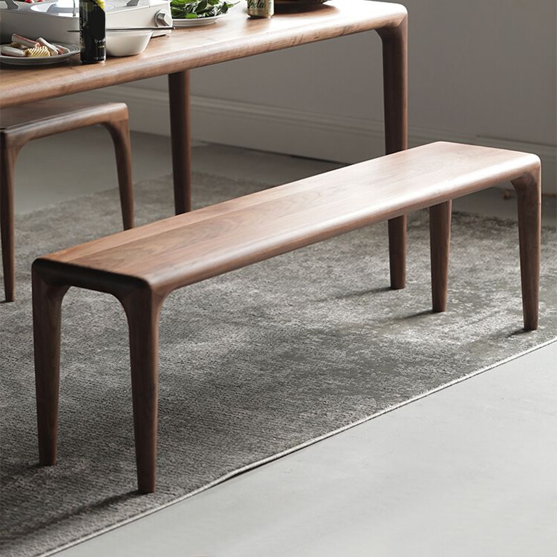 Rectangle Solid Wood Bedroom Bench Modern Seating Bench with 4 Legs Clearhalo 'Benches' 'Chairs & Seating' 'furn' 'furn_benches' 'Furniture' 'Living Room Furniture' 1200x1200_818e5d67-2e2d-41f8-bbeb-8ea968b18d6f