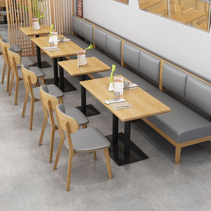 Industrial Style Dining Table Black Metal Base Table for Home Kitchen Dinner Clearhalo ' dining_table' 'Dining Tables & Seating' 'Dining Tables' 'furn' 'furn_dining_table' 'Furniture' 'furniture_dining_table' 'Kitchen & Dining Furniture' 'kitchen&dining_furn' 'kitchen' 'kitchen_dining_table' 1200x1200_8191559a-d0ba-419e-8d11-95653b9b29b5