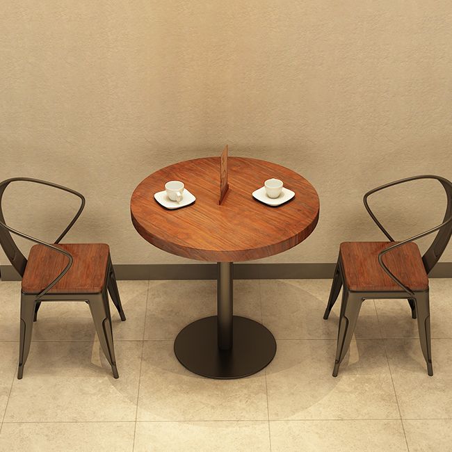 Simple Style Home Wood Dining Table Round Shape Table with Single Pedestal Base Clearhalo ' dining_table' 'Dining Tables & Seating' 'Dining Tables' 'furn' 'furn_dining_table' 'Furniture' 'furniture_dining_table' 'Kitchen & Dining Furniture' 'kitchen&dining_furn' 'kitchen' 'kitchen_dining_table' 1200x1200_81935c47-75c9-4d9f-b2c1-701dcd8ed40c