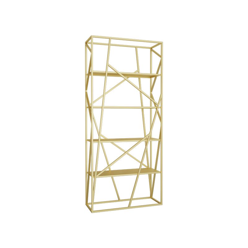 Metal Ladder Shelf Bookcase Modern Vertical Open Back Book Shelf Clearhalo 'Bookcases' 'furn' 'furn_bookcases' 'Furniture' 'Office Furniture' 1200x1200_819472c1-216d-40ab-b29d-394923e21d5f