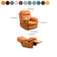 Solid Color Recliner Modern Minimalist Home Single Standard Recliner
