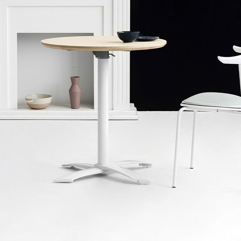 Modern Pedestal Wooden Coffee Table Round Top Shape Folding Cocktail Table Clearhalo 'Coffee & Accent Tables' 'Coffee Tables' 'coffee_tables' 'furn' 'furn_coffee_tables' 'Furniture' 'Living Room Furniture' 1200x1200_81962d65-0d34-46d3-9075-1712e6fda0a0