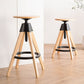 Adjustable Modern Counter Bar Stool Armless Wood Backless Bar Stool with Swivel Clearhalo 'Bar Furniture' 'Bar Stools' 'bar_stools' 'furn' 'furn_bar_stools' 'furniture_bar_stools' 'Kitchen & Dining Furniture' 'kitchen&dining_furn' 'kitchen' 'kitchen_furn' Furniture' 1200x1200_8196f18f-3914-4b10-bf65-594a3184df54