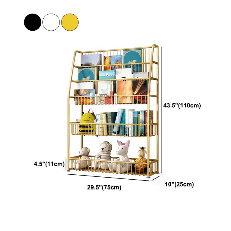 Office Closed Bookshelf Modern Metal Bookcase with Rectangle Shelves Clearhalo 'Bookcases' 'furn' 'furn_bookcases' 'Furniture' 'furniture_bookcases' 'Office Furniture' 1200x1200_81970561-7895-4074-a992-f892b8645ed3