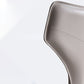 Faux Leather Dining Chairs Modern Style Wingback Armless Chair