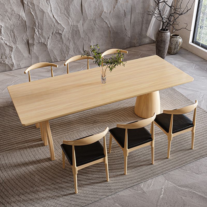 Rectangular Shaped Office Conference Table Wooden Writing Desk in Natural Clearhalo 'furn' 'furn_office_desk' 'Furniture' 'Office Desks' 'Office Furniture' 'office_desk' 1200x1200_81999f04-6224-4e5d-b08e-865e1a6a99d6
