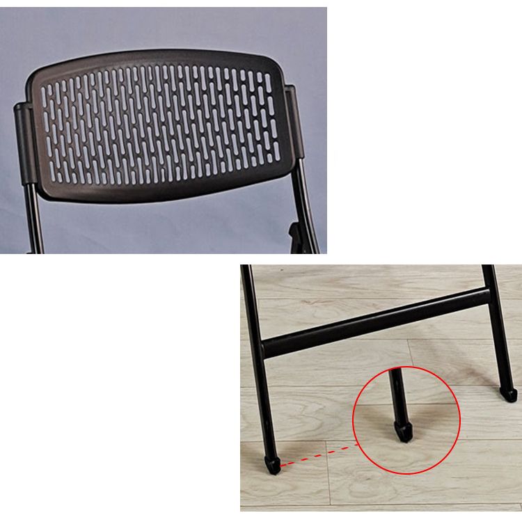 16" Wide Contemporary Desk Chair Armless Plastic Office Chair Clearhalo 'furn' 'furn_office_chair' 'Furniture' 'Office Chairs' 'Office Furniture' 'office_chair' 1200x1200_819b056b-a51c-4b06-ab9c-34774ab73dc7