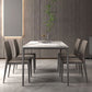 Industrial Rectangle Stone Dining Table Metal 4 Legs Dining Table Clearhalo 'Dining Tables & Seating' 'Dining Tables' 'dining_table' 'furn' 'furn_dining_table' 'Furniture' 'Kitchen & Dining Furniture' 1200x1200_819b98a6-0f76-40d2-b731-ee36cae786a5