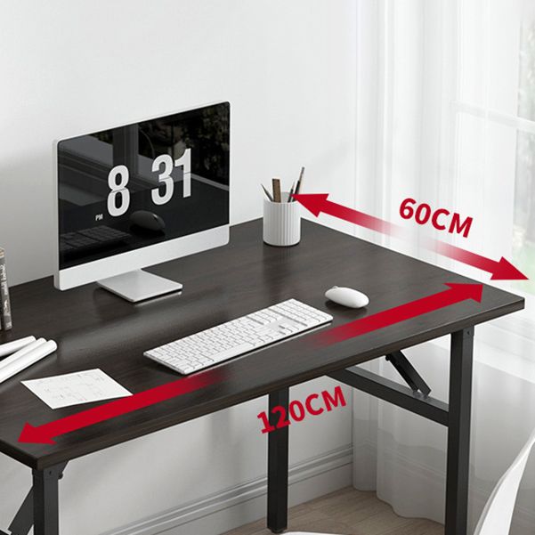 Industrial Folding Writing Desk Rectangular Wooden Computer Desk Clearhalo 'furn' 'furn_office_desk' 'Furniture' 'Office Desks' 'Office Furniture' 'office_desk' 1200x1200_819cfdcf-10df-44c5-80c9-411934430bb2