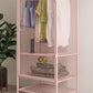 Metal Wardrobe Cabinet Modern Style Clothes Rail Wardrobe Armoire