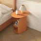 Metal 20'' Tall Accent Table Nightstand Iron Shelf Included Open Storage Nightstand
