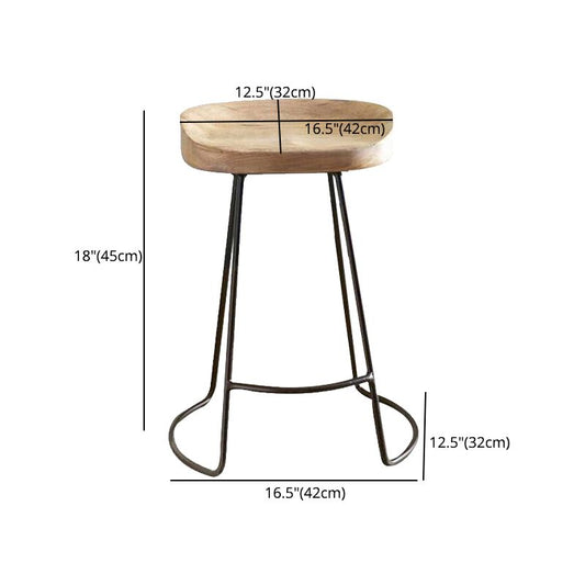Modern Style Iron Bar Stool with Footrest Kitchen Casual Bar Stool Clearhalo 'Bar Furniture' 'Bar Stools' 'bar_stools' 'furn' 'furn_bar_stools' 'furniture_bar_stools' 'Kitchen & Dining Furniture' 'kitchen&dining_furn' 'kitchen' 'kitchen_furn' Furniture' 1200x1200_81a3d501-765f-4eef-9d08-da1183633522