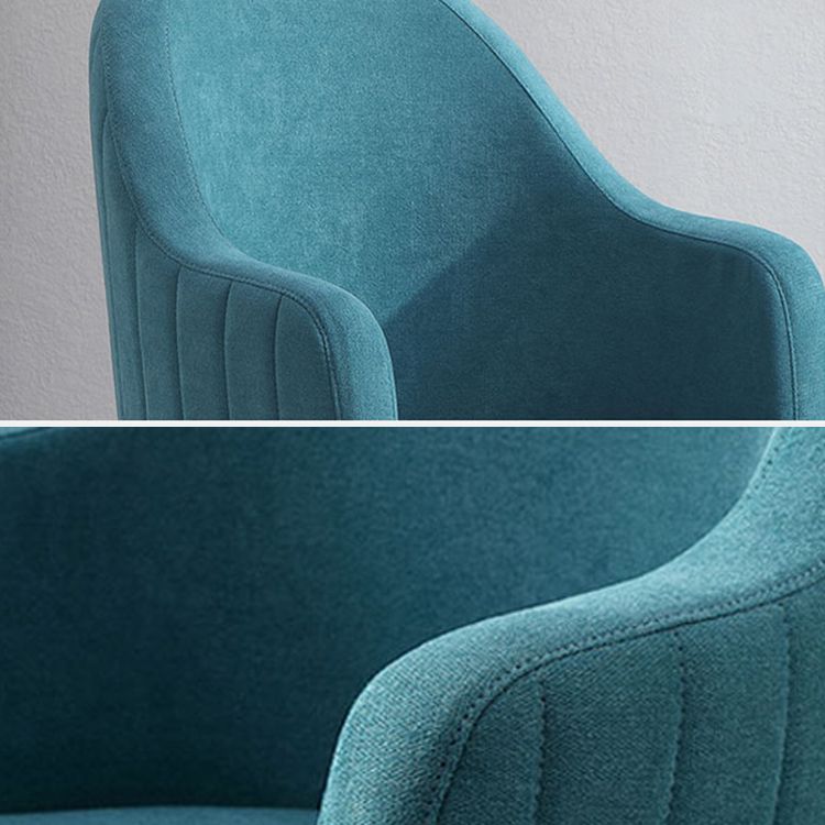 Glam Velvet Dining Room Chairs Upholstered Arm Chair for Restaurant Use