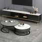 Stone TV Media Console Console TV con contenitore chiuso con ante
