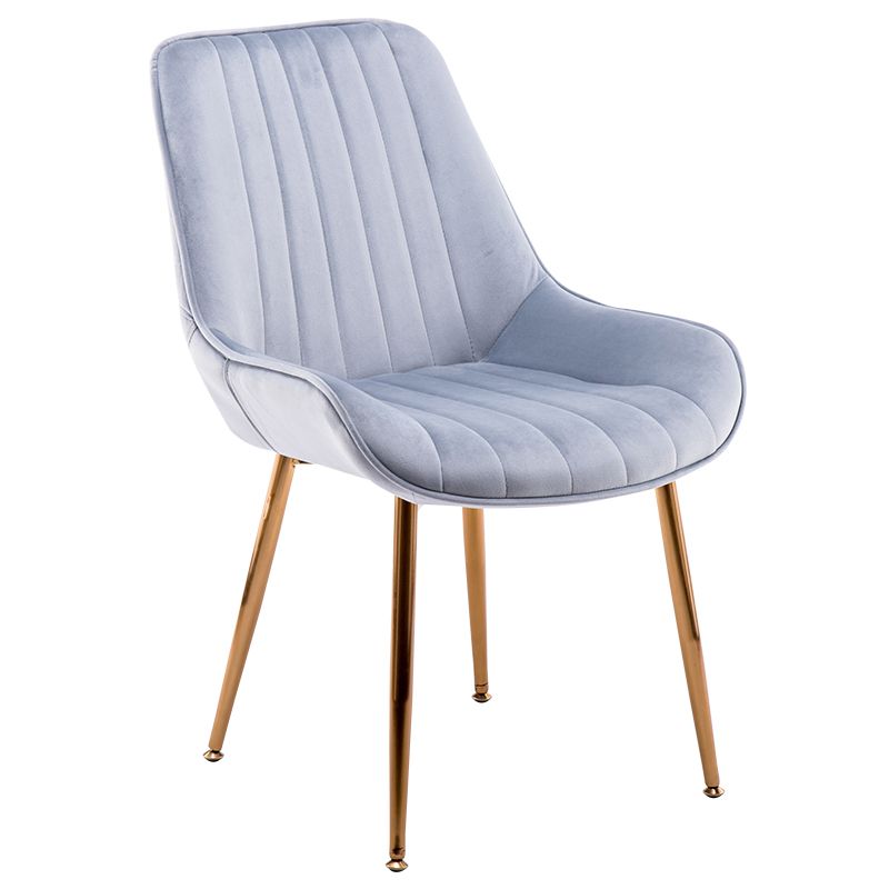 Nordic Metal Dining Room Armless Chairs Upholstered Dining Side Chair for Restaurant Clearhalo ' kitchen&dining_furn' 'Dining Chairs' 'Dining Tables & Seating' 'dining_chair' 'furn' 'furn_dining_chair' 'Furniture' 'furniture_dining_chair' 'Kitchen & Dining Furniture' 'kitchen' 1200x1200_81a6e323-b3e1-432f-9b14-acd6ac04f536