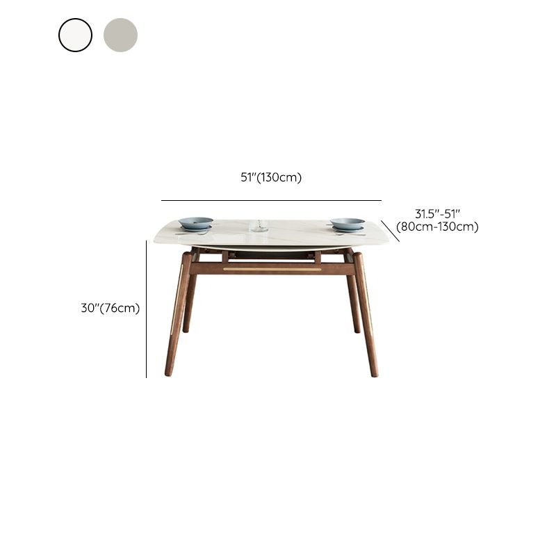 Modern Dining Round Table Sintered Stone Table with 4 Legs for Home Clearhalo 'Dining Tables & Seating' 'Dining Tables' 'dining_table' 'furn' 'furn_dining_table' 'Furniture' 'Kitchen & Dining Furniture' 1200x1200_81a7d66f-9677-4cf8-9557-f322cd2ce653