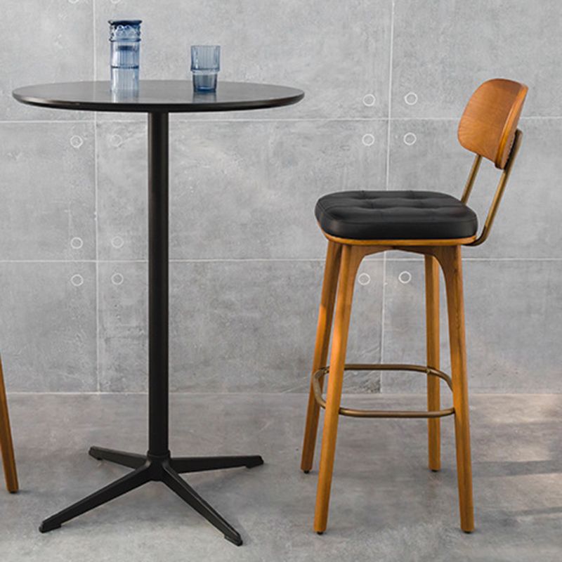 Industrial Style Armless Barstool Leather 30-inch Seat Height Counter Stools Clearhalo 'Bar Furniture' 'Bar Stools' 'bar_stools' 'furn' 'furn_bar_stools' 'furniture_bar_stools' 'Kitchen & Dining Furniture' 'kitchen&dining_furn' 'kitchen' 'kitchen_furn' Furniture' 1200x1200_81a8d6ce-6c24-4159-8074-3e3cbc5d3b4d