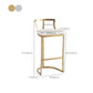 White Upholstered Bar Stools Backrest Counter Stool with Metal Base Clearhalo 'Bar Furniture' 'Bar Stools' 'bar_stools' 'furn' 'furn_bar_stools' 'Furniture' 'Kitchen & Dining Furniture' 1200x1200_81aacda3-9c18-452f-ab9c-6a0dd356eeb1