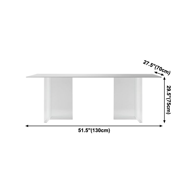 Modern White Dining Table Rectangle Sintered Stone Dining Table with Acrylic Base for Kitchen Clearhalo ' dining_table' 'Dining Tables & Seating' 'Dining Tables' 'furn' 'furn_dining_table' 'Furniture' 'furniture_dining_table' 'Kitchen & Dining Furniture' 'kitchen&dining_furn' 'kitchen' 'kitchen_dining_table' 1200x1200_81ab5d6c-d8c7-4d2c-8224-9bcce2c81435