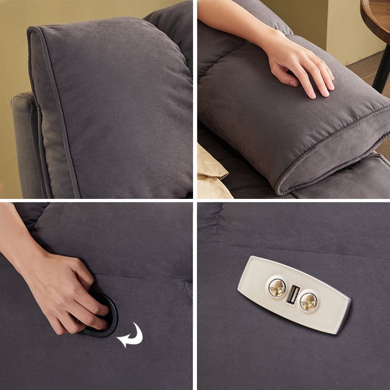 Traditional Fabric Reclining Chair Manual Rocking Recliner with Independent Foot Clearhalo 'Chairs & Seating' 'furn' 'furn_recliners' 'Furniture' 'Living Room Furniture' 'Recliners' 1200x1200_81aee2c9-0686-4b1b-abb9-0e12a58b78b6