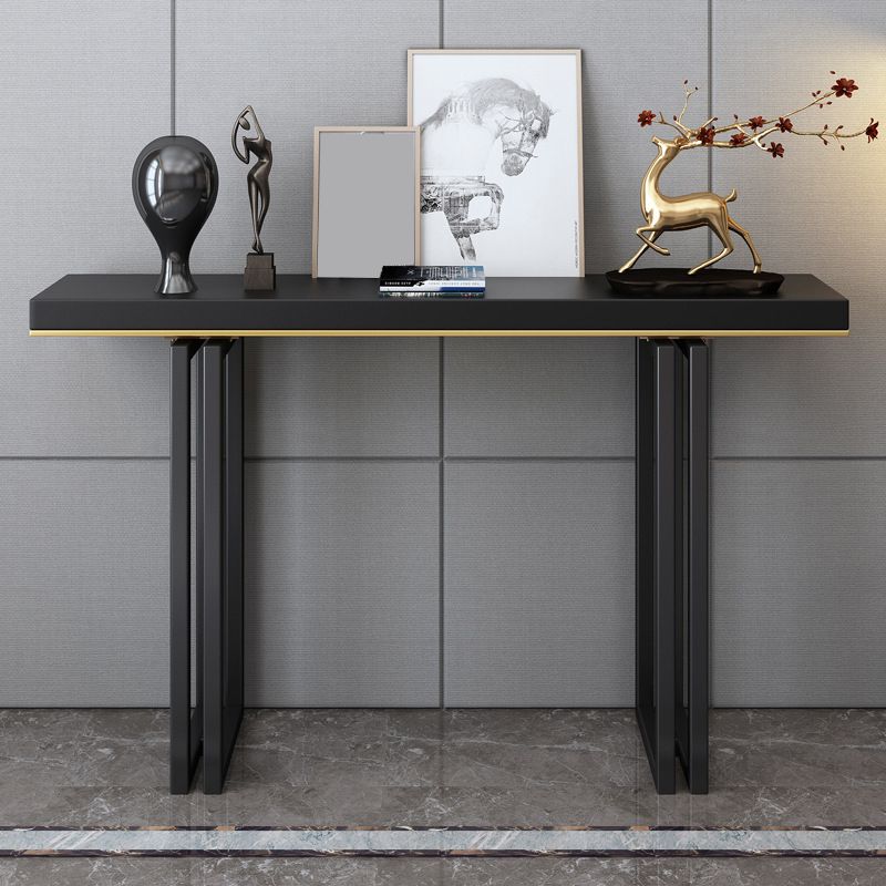 Sled Basic Console Table with Rectangle Top Sofa Console Table Clearhalo 'Console Tables' 'console_tables' 'Entry & Mudroom Furniture' 'furn' 'furn_console_tables' 'Furniture' 1200x1200_81b13010-caec-4760-bdc4-09af973f76af