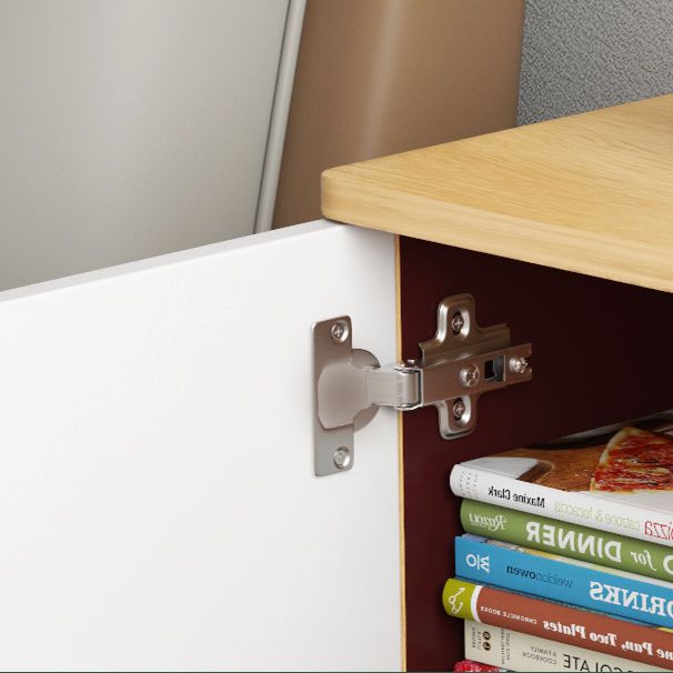 21.6"/28.7" Tall Wooden Nightstand Modern Night Stand With Drawers and Cabinets