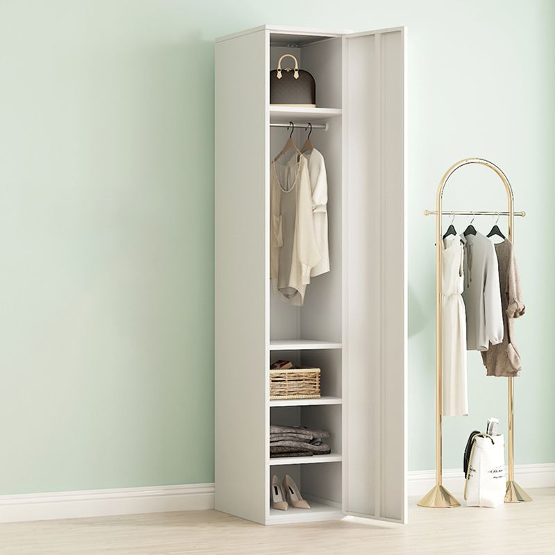 Armoire de rangement en métal moderne pour la chambre d'armoire finale mate avec porte à charnière