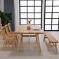 Modern Solid Wood Kitchen Dining Table Khaki Rectangle Shape Dining Table with Trestle Base Clearhalo ' dining_table' 'Dining Tables & Seating' 'Dining Tables' 'furn' 'furn_dining_table' 'Furniture' 'furniture_dining_table' 'Kitchen & Dining Furniture' 'kitchen&dining_furn' 'kitchen' 'kitchen_dining_table' 1200x1200_81b4e5cb-0008-4ff6-b384-9aac63958db7