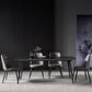 Contemporary Dining Table Set 1/4/5/7 Pcs Black Sintered Stone Top Table with Side Chairs Clearhalo 'Dining Room Sets' 'Dining Tables & Seating' 'dining_room_set' 'furn' 'furn_dining_room_set' 'Furniture' 'Kitchen & Dining Furniture' 1200x1200_81b54011-a8c6-46b7-92e5-f13c807636e7