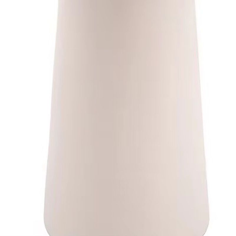 Tableau de la table ronde en verre 23.62 "Table de l'extrémité du piédestal en cuir de haut