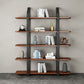 Wooden Etagere Bookcase Contemporary Natural Open Back Bookshelf Clearhalo 'Bookcases' 'furn' 'furn_bookcases' 'Furniture' 'Office Furniture' 1200x1200_81b700b3-4955-421b-b3c2-f59fcfe5ed35