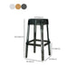Contemporary Backless Bar-stool Plastic Counter Bar Stool with Plastic Legs for indoor Clearhalo 'Bar Furniture' 'Bar Stools' 'bar_stools' 'furn' 'furn_bar_stools' 'Furniture' 'Kitchen & Dining Furniture' 1200x1200_81b73f0b-436e-46b9-9dce-28062659d53c