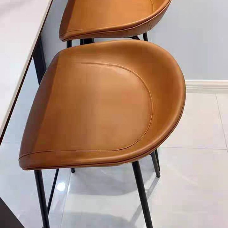 Industrial Style Bar Chair Bucket Seat Iron Legs for Restaurant Bar Clearhalo 'Bar Furniture' 'Bar Stools' 'bar_stools' 'furn' 'furn_bar_stools' 'furniture_bar_stools' 'Kitchen & Dining Furniture' 'kitchen&dining_furn' 'kitchen' 'kitchen_furn' Furniture' 1200x1200_81b9e892-34da-404a-8fd6-bab4d1377f8f